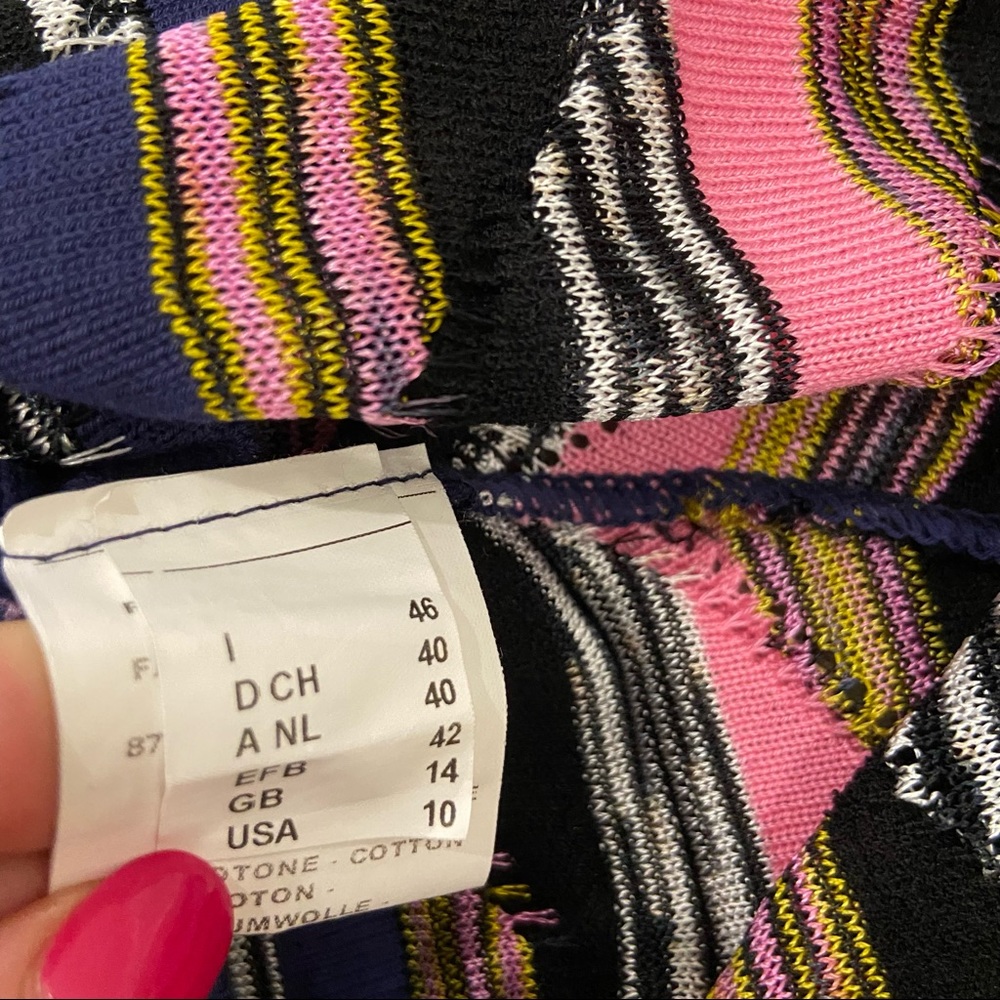 Missoni Multicolor Sleeveless Midi Dress size 10 - Picture 9 of 11
